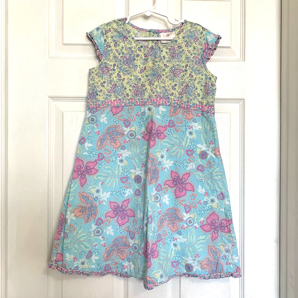 Hannah Andersson paisley and floral dress